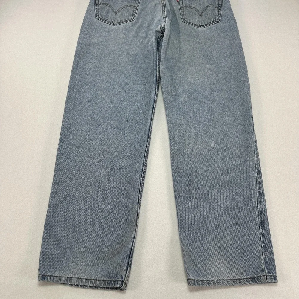 Vintage Levis 550 Jeans Mens 34x32 Blue Relaxed Tapered Denim Light Wash Y2K